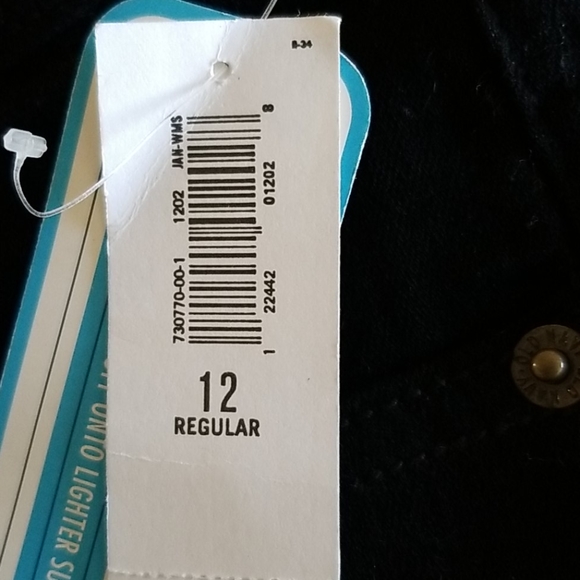 NWT size 12 womens Black Okd Navy Rockstar skinny Jean's - Picture 2 of 3